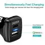 USB C PD Car Charger, 2Pack CHOETECH 36W Dual Port Fast Type C Car Adapter with 18W Power Delivery & Quick Charge 3.0 for iPhone SE/11/11 Pro/11 Pro Max/XS,Samsung S20/Note 10/S10, iPad Pro 2020