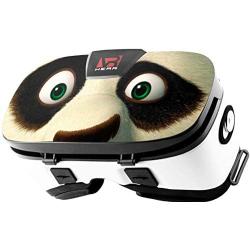 Virtual Reality Headset, Goggles Gear, Google - 3D VR Glasses by VR WEAR VR 3D Box for Any Phone (iPhone 6/7/8/Plus/X & S6/S7/S8/S9/Plus/Note and All Android Smartphone) with 4.5-6.5" Screen (Panda)