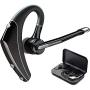 Bluetooth Headset, HOMOGO V5.0 Hands-Free Wireless Earpiece for Cell Phones, Bluetooth Earpiece Work for Business/Office/Driving (Gray)