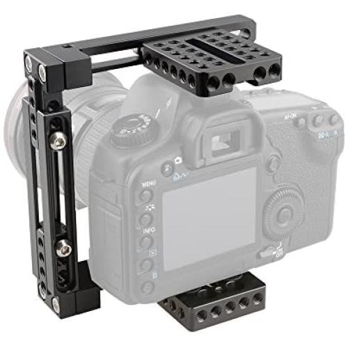 CAMVATE Adjustable Camera Cage Fit for Right Handle and Left Handle Camera(Basic)