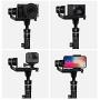 FeiyuTech G6 Plus 3-Axis Handheld Stabilizer Gimbal for Gopro 8 7 6 5 Sony RX0 DJI Osmo Action Camera, Mirrorless Camera,Pocket Camera,Smartphone iPhone X Xs XR 8 7 Xiao MI Samsung S9 800g Payload