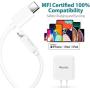 iPhone Fast Charger MFi Certified - Quntis 18W USB C Power Delivery Wall Charger Plug with 6FT C to Lightning Cable [MFi Certified] Type C Charger for iPhone SE 2020 11 Xs Max XR X 8 Plus iPad Pro