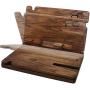 Brown Wash Wood Charging Station. Two Cell Phone Stand Holder. Men Gadget Dock Accessory Organizer. Nightstand Docking Tablet Father Desk Storage Decor Big Husband Dresser Valet Tray Dad Birthday Gift