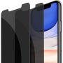 Fotbor Compatible with iPhone XR/iPhone 11 Screen Protector Privacy Tempered Glass Film, Anti Spy/Scratch Easy Install Case Friendly 6.1 Inch 2 Pack