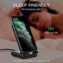 Yootech 7.5W/10W/15W Fast Wireless Charger,7.5W Wireless Charging Stand Compatible with iPhone SE 2020/11/11 Pro/11 Pro Max/XS,15W for LG V30/V35,10W for Galaxy S20/S10,Pixel 3/4XL(No AC Adapter)