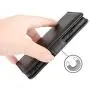 La Farah Wallet Case Designed for Apple iPhone SE 2020 Case, Leather Flip Case with Card Holders and Kickstand for iPhone 8 /iPhone 7 Case - Space Black