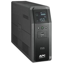 APC UPS BR1500MS, 1500VA Sine Wave UPS Battery Backup & Surge Protector, AVR, (2) USB Charger Ports, Back-UPS Pro Uninterruptible Power Supply