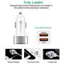 QC 3.0 Car Charger for iPhone XR/8/7/6/Plus/Xs/XS/Max/X/11, Powerful Dual USB iPhone Car Chargers Adapter QC3.0 + 2.4A,Fast Dual USB Port Wall Charger Phone Charger Block Cube,2 X MFI Certified Cables