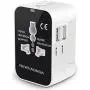 NEWVANGA International Universal All in One Worldwide Travel Adapter Wall Charger AC Power Plug Adapter with Dual USB Charging Ports for USA EU UK AUS European Cell Phone Laptop NEWVANGA International Universal All in One Worldwide Travel Adapter Wall Charger AC Power Plug Adapter with Dual USB Charging Ports for USA EU UK AUS European Cell Phone Laptop