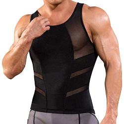 TAILONG Tank Top Slimming Vest Tight Body Shaper Tummy Underwear Men Waist Trimmer Compression Shirt