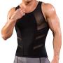 TAILONG Tank Top Slimming Vest Tight Body Shaper Tummy Underwear Men Waist Trimmer Compression Shirt