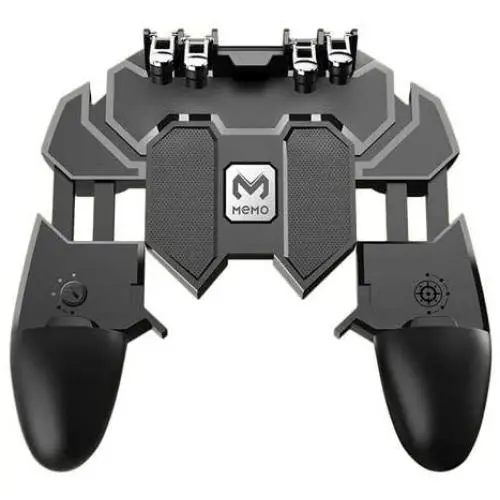 grfamily New Upgrade AK66 MEMO Mobile Game Controller for PUBG Six Finger All-in-One Mobile Phone Triggers Controller Free Fire Button Joystick Gamepad for iOS & Android Phone (Gray) grfamily New Upgrade AK66 MEMO Mobile Game Controller for PUBG Six Finger All-in-One Mobile Phone Triggers Controller Free Fire Button Joystick Gamepad for iOS & Android Phone (Gray)