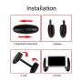 Usee PUBG Mobile Controller Ergonomic Design Game Handle Holder Handgrip Stand Gamepad for 4.5-6.5inch Android iOS Phones for PUBG Knives Out Rules of Survival (Black)