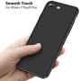 TORRAS Slim Fit iPhone 8 Plus Case/iPhone 7 Plus Case, Hard Plastic PC Ultra Thin Mobile Phone Cover Case with Matte Finish Coating Grip Compatible with iPhone 7 Plus / 8 Plus, Black