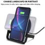 Belkin Boost Up Wireless Charging Stand 10W – Wireless Charger for iPhone Xs, XS Max, XR, X, 8, 8+ / Samsung Galaxy S10, S10+, S10e, S9, Note9 and More (Black) (Renewed)