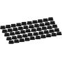 PortPlugs USB C Plug Covers (50 Pack) Silicone Dust Plugs, Compatible with Samsung s20, s10, s9, s8, Note 9, 10, Pixel, Any Type C Port on Smartphone or Laptop (Black)