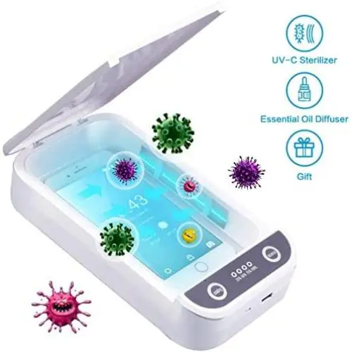 UV Cell Phone Cleaner Box for All Phones/Face Mask/Makeup Tools/Toothbrush/Watches/Jewelry,Fast & Effective Box UV Cell Phone Cleaner Box for All Phones/Face Mask/Makeup Tools/Toothbrush/Watches/Jewelry,Fast & Effective Box