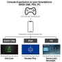 TNP PXN Wireless Gamepad Controller MFi Bluetooth Certified IOS Mobile Joystick with Adjustable Phone Clip Mount Holder Made for iPhone Xs / Xs Max / XR / X / 8 Plus, iPad Pro (Black)