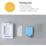 oisle Portable Charger Mini Power Bank PowerCore 2200mAh Wireless External Backup Battery Pack High-Speed Ultra Thin Charging for iPhone 5(s)/6(s)/7(p)/8(p)/X -Blue