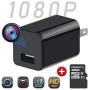 sherry Mini Spy Camera Security Charger Camera Full HD Hidden Camera Charger with 32G SD Card USB Charger Camera Loop Recording Nanny Outlet Cam for Home and Office sherry Mini Spy Camera Security Charger Camera Full HD Hidden Camera Charger with 32G SD Card USB Charger Camera Loop Recording Nanny Outlet Cam for Home and Office
