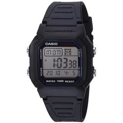 Casio Mens W800H-1AV Classic Sport Watch with Black Band