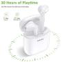 Wireless Earbuds, Letsfit Bluetooth 5.0 Headphones HD Stereo Sound Earbuds, in-Ear Headset 30H Playtime with Charging Case, Bluetooth Earbuds Built-in Mic for Running Gym Workout