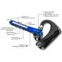 Bluetooth Headset CVC8.0 Dual Mic Noise Cancelling, HonShoop Wireless Bluetooth Earpiece Super Power V5.0 Hands-Free Earphones for iPhone Android Cell Phones Driver Trucker Business