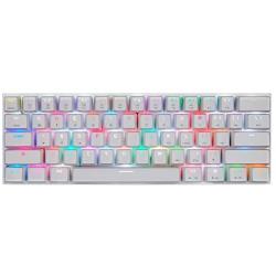 MOTOSPEED 61 Keys Wired/Wireless 3.0 Mechanical Keyboard 60% RGB LED Backlit Type-C Office/Gaming Keyboard for PC/Mac/Linux/iPad/iPhone/Smartphone/Laptop Blue Switch