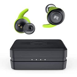 Monster Isport Champion True Wireless Earbuds, Bluetooth 5.0 Auto Pairing Headphones with Charging Case, AptX Stereo Bass Sound, CVC 8.0 Noise Cancellation, IPX8 Waterproof, USB-C Quick Charge