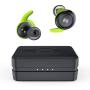 Monster Isport Champion True Wireless Earbuds, Bluetooth 5.0 Auto Pairing Headphones with Charging Case, AptX Stereo Bass Sound, CVC 8.0 Noise Cancellation, IPX8 Waterproof, USB-C Quick Charge