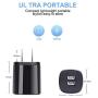 USB C Wall Charger, USB Charging Plug Charger Brick with Type C Cable Cell Phone C Charger Cord Compatible with Samsung Galaxy S10,S9,S8,A80,A70,OnePlus 7 Pro,7,6T,6,5T,Google Pixel 3a