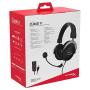 HyperX Cloud II - Gaming Headset, 7.1 Surround Sound, Memory Foam Ear Pads, Durable Aluminum Frame, Detachable Microphone, Works with PC, PS4, Xbox One - Gun Metal
