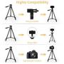 10” LED Selfie Ring Light with Stand and Phone Holder, Torjim Dimmable Circle Light for Photography, Makeup, Vlogging, Live Streaming, Camera Video Recording, Compatible with iPhone Android
