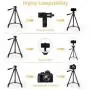 10” LED Selfie Ring Light with Stand and Phone Holder, Torjim Dimmable Circle Light for Photography, Makeup, Vlogging, Live Streaming, Camera Video Recording, Compatible with iPhone Android