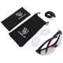 Unisex Photochromic Sunglasses,Windproof UV Protection Bike Glasses Photochromic Safety Glasses Polarized for Outdoor Sport Mountain Cycling Motocycle Driving Hiking Fishing (Blue)
