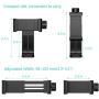Puroma Universal Cell Phone Tripod Mount Adapter Smartphone Holder Mount Clip for iPhone 8 8plus X, 7 7plus 6 6s 6plus 5 5s, Samsung, Huawei P9 honor 8 and more Phones, Selfie Monopod Adjustable Clamp