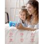 Victure Kids Camera Digital Rechargeable Selfie Action Camera 1080P HD 12MP with 2 Inch LCD Display and Shockproof Handles for Girls Boys Toys Gifts