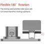 Fingic 3 in 1 Charging Station for Apple Watch, Airpods Charger Stand for Apple Watch Charging Stand for AirPods/iWatch Series 4/3/2/1 and iPhone 11/11 Pro Max/X/XS/XR/Xs Max/8/8 Plus/iPad, Space Gray