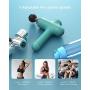 Massage Gun, Percusssion Muscle Massager for Gym Girl Office Home Post-Workout Pain Relief Fascia Percussion Massager Quiet Portable Mebak 1s