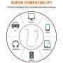 [Apple MFi Certified] Lightning to 3.5mm Headphones/Earbuds Jack Adapter Aux Cable Earphones/Headphone Converter Accessories Compatible with iPhone 11/Xs MAX/XR/X/8/8 Plus/7/ipad/iPod Support iOS 13