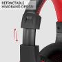 Rovtop Stereo Gaming Headset for PC PS4 Xbox One Controller Computer Mobile Phone Headphones with Mic for Laptop Mac Computer Z4