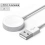 Updated Version Watch Charger, Charging Cable for Apple Watch Magnetic Wireless Portable Charger Charging Cable Cord Compatible for Watch Series 5 4 3 2 1 for All Watch 44 42 40 38-White