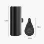 iWALK Small Portable Charger 4500mAh Ultra-Compact Power Bank Cute Battery Pack Compatible with iPhone 11 Pro/XS Max/XR/X/8/7/6/Plus Airpods and More,Black