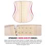 YIANNA Waist Trainer Corset for Weight Loss Latex Colombiana Waist Cincher Slimming Hourglass Body Shaper