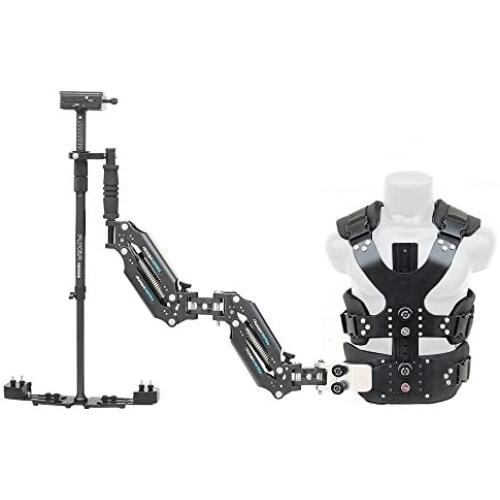 FLYCAM Vista-II Arm Vest with Redking Stabilizer Steadycam | Dual Arm Body Mount Stabilization System for DSLR Video Canon Nikon Sony Film Cinema Camera Camcorders up to 7kg/15.4lb +Bag (FLCM-VSTA-RK)