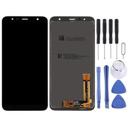 Wblue Cell Phones Accessories LCD Screen and Digitizer Full Assembly for Galaxy J6+, J4+, J610FN/DS, J610G, J610G/DS, J610G/DS, J415F/DS, J415FN/DS, J415G/DS (Black) for Mobile Phone (Color : Black)