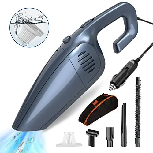 Car Vacuum - Portable Vacuum Cleaner for Car - 7000PA High Power Handheld Vacuum with 16.4FT Power Cord - Wet/Dry Use Auto Vacuum Cleaner for Quick Car Cleaning Car Vacuum - Portable Vacuum Cleaner for Car - 7000PA High Power Handheld Vacuum with 16.4FT Power Cord - Wet/Dry Use Auto Vacuum Cleaner for Quick Car Cleaning
