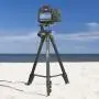 Lightweight Tripod 55-Inch, Aluminum Travel/Camera/Phone Tripod with Carry Bag, Maximum Load Capacity 6.6 LB, 1/4" Mounting Screw for Phone, Camera, Traveling, Laser Measure, Laser Level Lightweight Tripod 55-Inch, Aluminum Travel/Camera/Phone Tripod with Carry Bag, Maximum Load Capacity 6.6 LB, 1/4" Mounting Screw for Phone, Camera, Traveling, Laser Measure, Laser Level