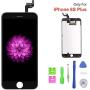 FFtopu Compatible with iPhone 6s Plus Screen Replacement Black, FFtopu LCD Display 3D Touch Screen Digitizer Replacement Frame Cell Assembly Set with Free Repair Tools(5.5")