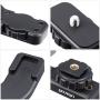 ULANZI PT-8 On Camera Vlog Cold Shoe Bracket Microphone Extension Bar Plate for Mic LED Video Light w Cold Shoe for Sony Nikon Canon DSLR Cameras iPhone Samsung Smartphone Vlogging Setup Accessories